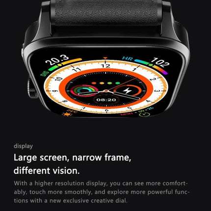 Daily Health Monitoring Smart Watch for Everyday Use showing large screen with health metrics and colorful activity dial