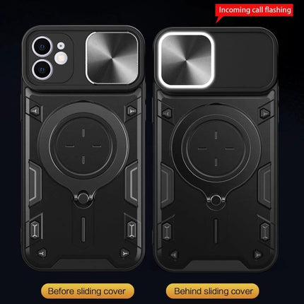 Essential Phone Case, Slim Daily Protection - slim black TPU PC case with sliding lens cover and ring mount for camera protection