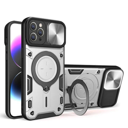 Essential Phone Case, Slim Daily Protection — slim protective TPU PC case with sliding lens cover and ring stand for everyday use