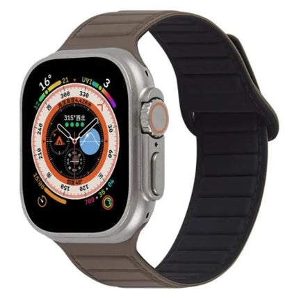Magnetic Silicone Loop Watch Band For Apple Watch 41mm