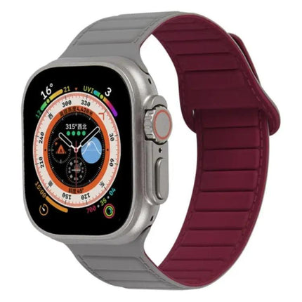 Magnetic Silicone Loop Watch Band For Apple Watch 40mm