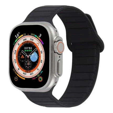 Magnetic Silicone Loop Watch Band For Apple Watch 44mm