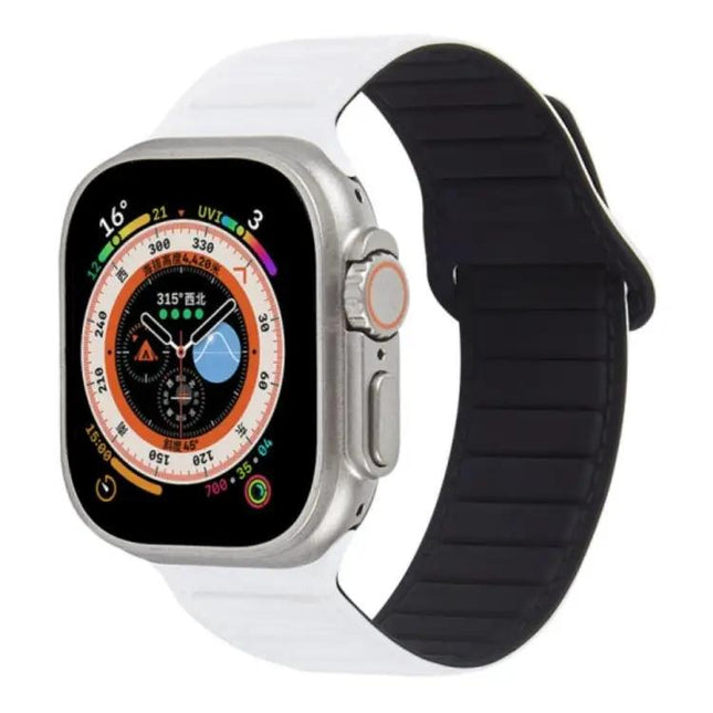 Magnetic Silicone Loop Watch Band For Apple Watch 44mm