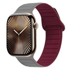 For Apple Watch Series 10 42mm / Grey Wine Red