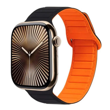 Magnetic Silicone Loop Band For Apple Watch 46mm Comfort Fit