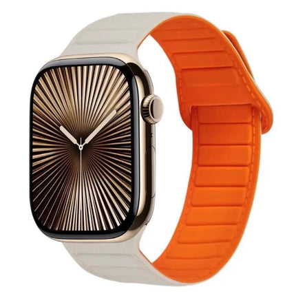 Magnetic Silicone Loop Band For Apple Watch 46mm Comfort Fit