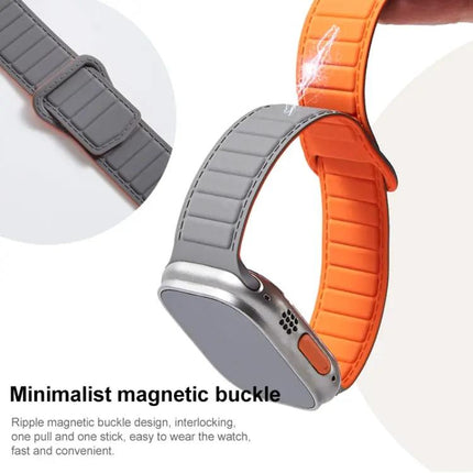Magnetic Silicone Loop Watch Band For Apple Watch 42mm