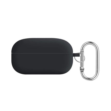 PC Lining Silicone Case for Samsung Earbuds in Daily Routines – black slim protective silicone case with carabiner