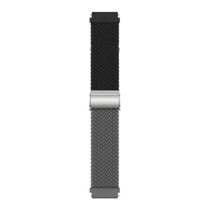 Adjustable 20mm Nylon Braided Buckle Watch Band Strap