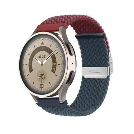 Adjustable 20mm Nylon Braided Buckle Watch Band Strap