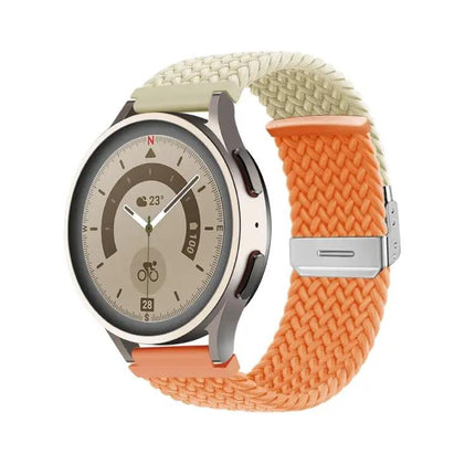 22mm Braided Nylon Replacement Watch Band With Buckle