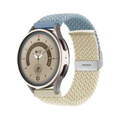 22mm Braided Nylon Replacement Watch Band With Buckle