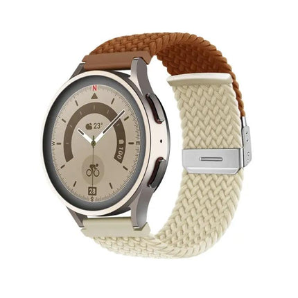 22mm Braided Nylon Replacement Watch Band With Buckle