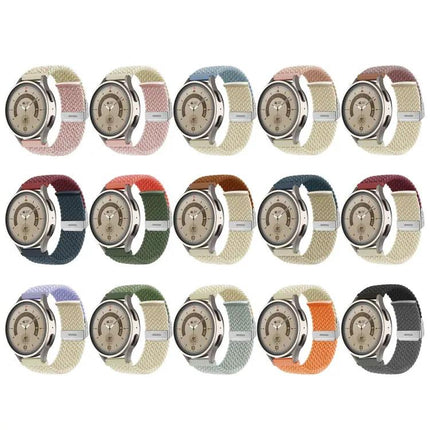 22mm Braided Nylon Replacement Watch Band With Buckle