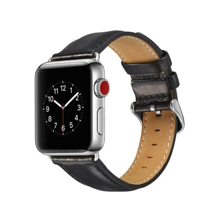 Crazy Horse Leather Watch Band for Apple Watch 38-45mm