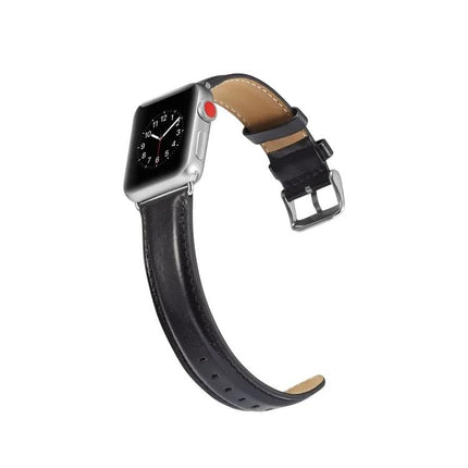 Crazy Horse Leather Watch Band for Apple Watch 38-45mm