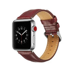 For Apple Watch Series 7 41mm / 6 & SE & 5 & 4 40mm / 3 & 2 & 1 38mm / Wine Red