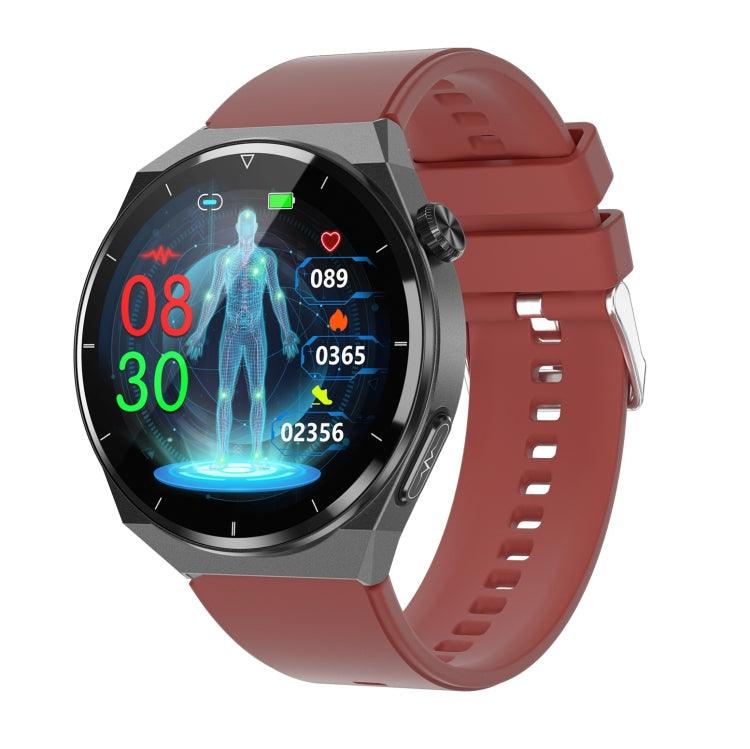 Smart Health Monitor 1.39" IP68 Waterproof Watch with ECG, Body Temp, and Remote Family Care