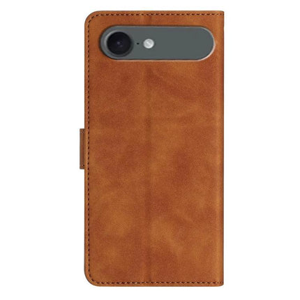 Seven Butterflies Leather Phone Case For Everyday Protection During Commutes And Errands brown PU leather wallet case with card slot and stand