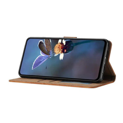 Seven Butterflies Leather Case For Daily iPhone Essentials With Card Slots For Everyday Use