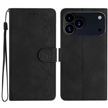 Seven Butterflies Leather Case For Daily iPhone Essentials With Card Slots For Everyday Use