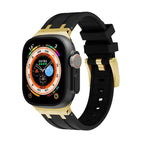 For Apple Watch Ultra 49mm / Gold Black