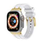For Apple Watch 8 41mm / Gold White