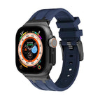 For Apple Watch 3 38mm / Black Blue