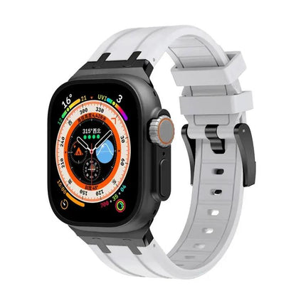Silicone Replacement Band For Apple Watch 38mm Black