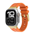 For Apple Watch Series 10 46mm / Gold Orange
