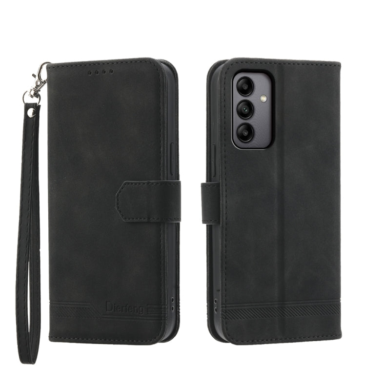 Dierfeng Premium TPU and PU Leather Wallet Phone Case for Samsung Galaxy A05s, A25 5G, M54 5G, and M62 with Kickstand and Magnetic Closure