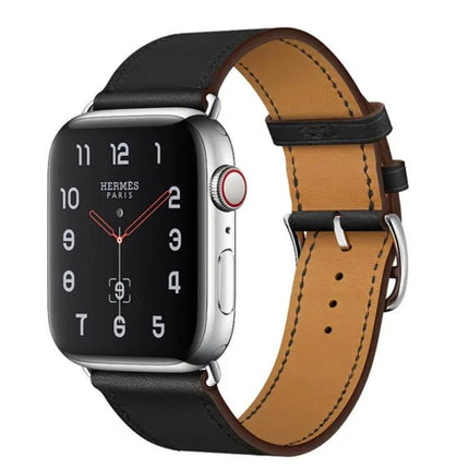 Leather Replacement Strap For Apple Watch 38-45mm Adjustable