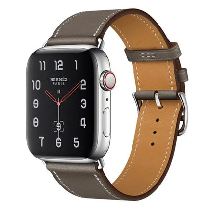 Leather Replacement Strap For Apple Watch 38-45mm Adjustable