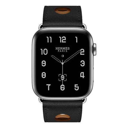 Leather Replacement Watch Band For Apple Watch 38-45mm