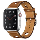 For Apple Watch Series 7 41mm / 6 & SE & 5 & 4 40mm / 3 & 2 & 1 38mm / Brown