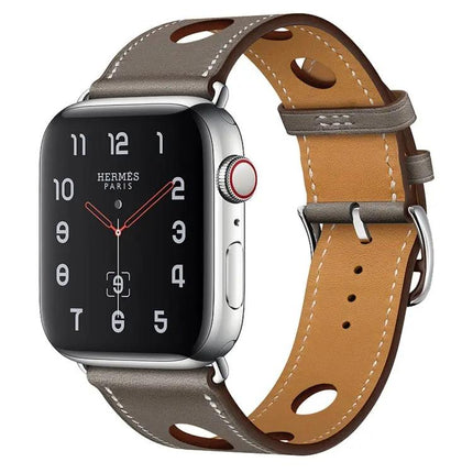 Leather Replacement Watch Band For Apple Watch 38-45mm