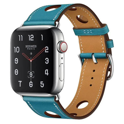 Leather Replacement Watch Band For Apple Watch 38-45mm