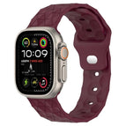 For Apple Watch Ultra 49mm / Wine Red