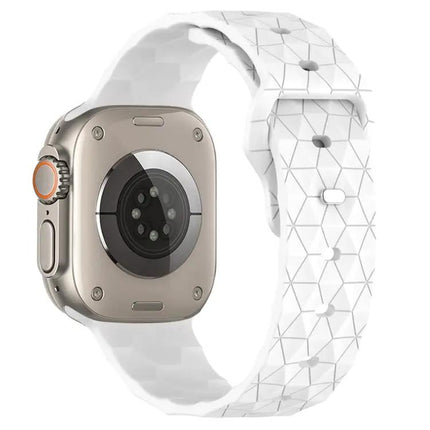 Football Texture Silicone Watch Band For Apple Watch 49/45mm