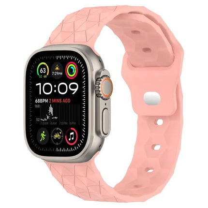 Football Texture Silicone Watch Band For Apple Watch 49/45mm