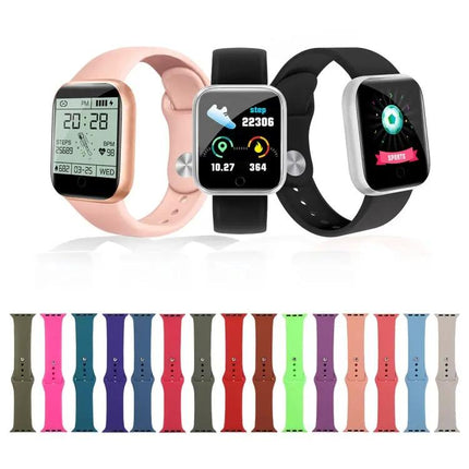 Silicone Apple Watch Strap Long Section 38mm-41mm Men