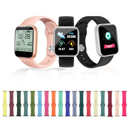 Silicone Replacement Watch Strap For Apple Watch 42-49mm