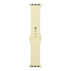 For Apple Watch Ultra 49mm / Series 8&7 45mm / SE 2&6&SE&5&4 44mm / 3&2&1 42mm / Cream Yellow