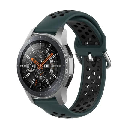Two-Tone Silicone Band For Samsung Watch 46mm Gear S3