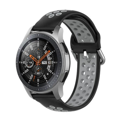 Two-Tone Silicone Band For Samsung Watch 46mm Gear S3