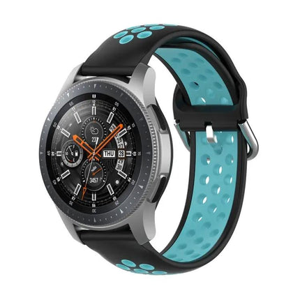 Two-Tone Silicone Band For Samsung Watch 46mm Gear S3