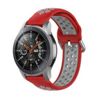 For Samsung Galaxy Watch 46mm / Gear S3 / Red Grey