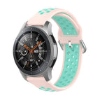 For Samsung Galaxy Watch 46mm / Gear S3 / Pink Green
