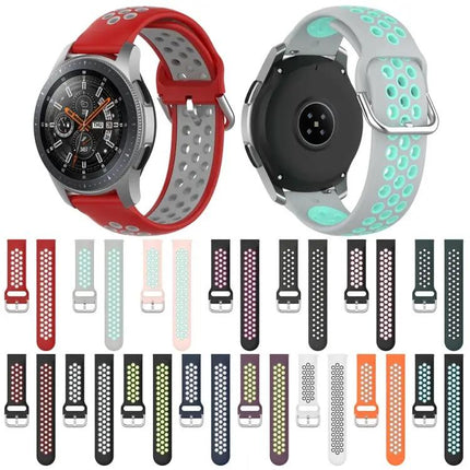 Two-Tone Silicone Band For Samsung Watch 46mm Gear S3