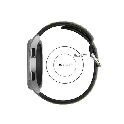 Two-Tone Silicone Replacement Strap for Huawei Watch 46mm
